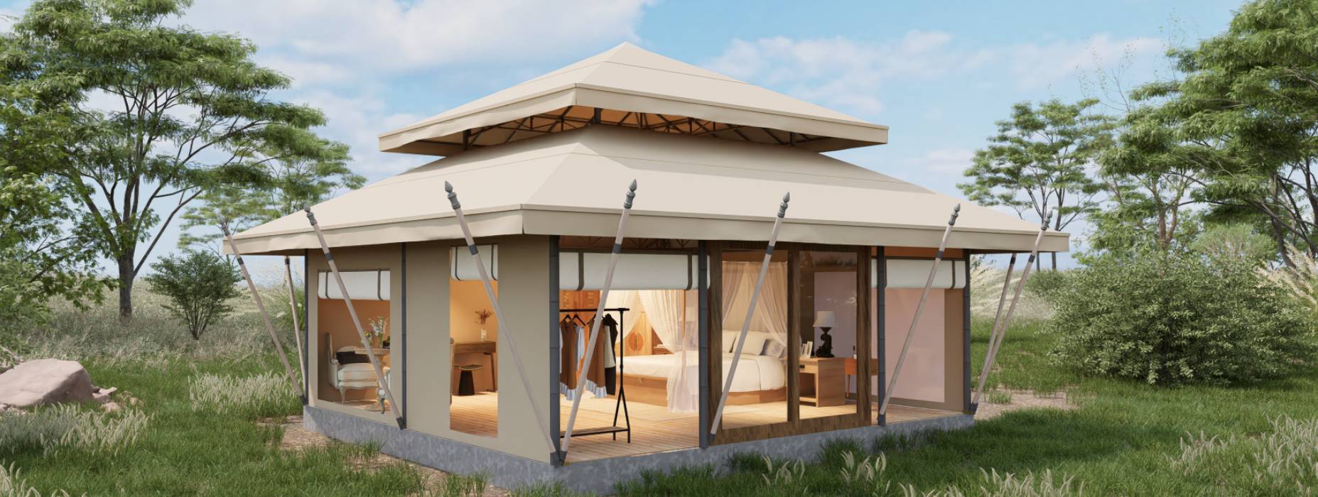 墨玉县户外野奢帐篷